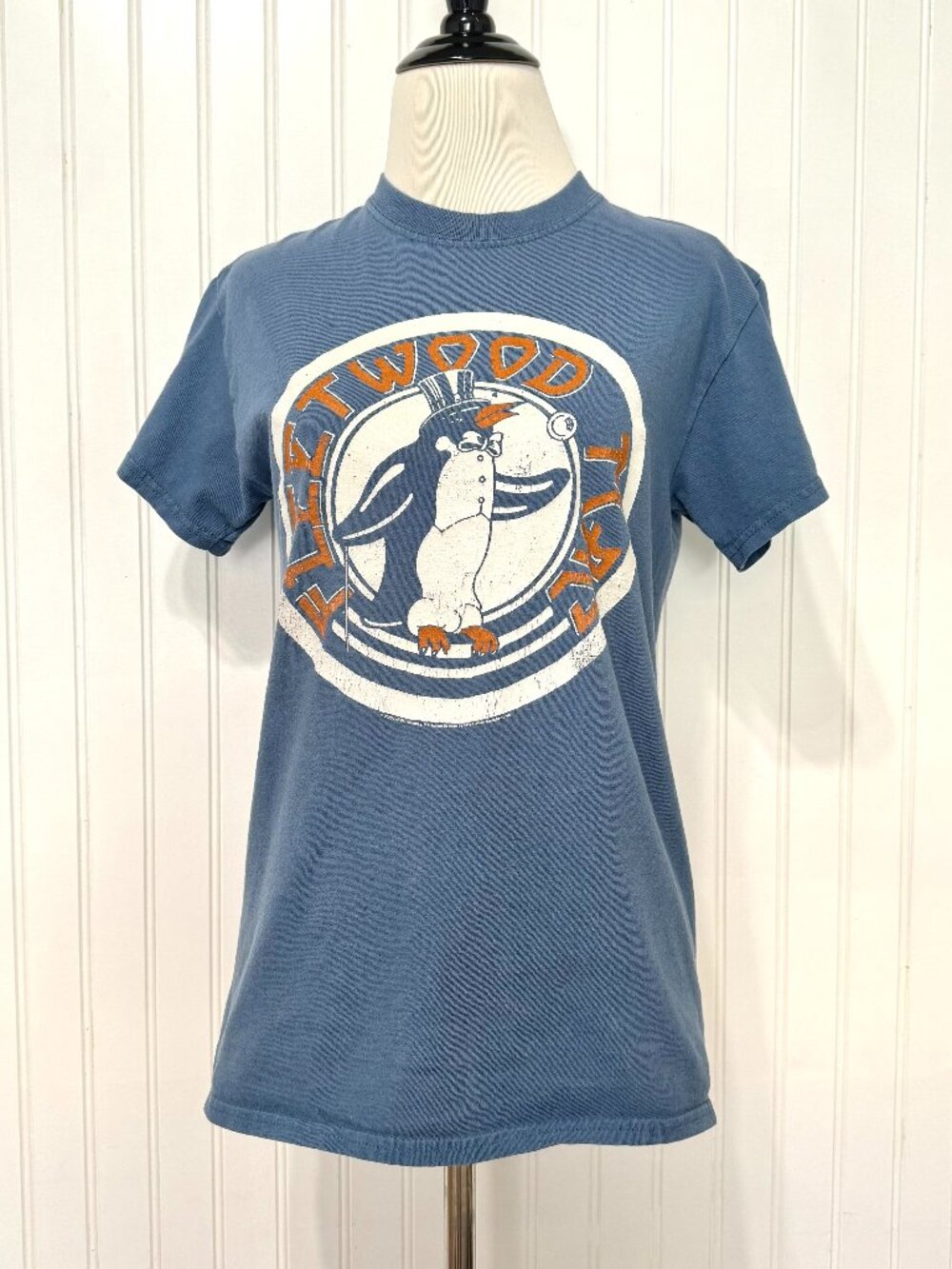 Fleetwood Mac 2020 Tour T-Shirt Blue w/ Penguin Graphic Live Nation Merch